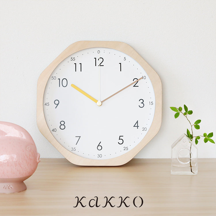 知育時計 壁掛け時計 電波時計 ilo イロ aina アイナ こども 子供 時計