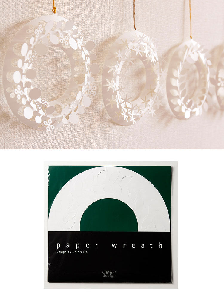 paper wreath ペーパーリース S