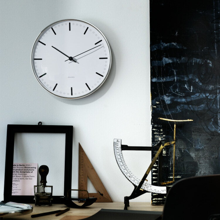 ARNE JACOBSEN シティーホール 290mm 壁掛け時計 ARNE JACOBSEN シティーホール 290mm 壁掛け時計