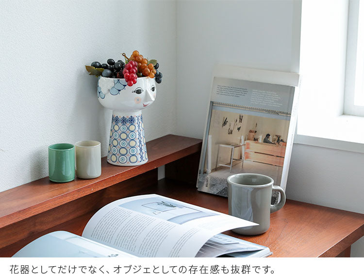 花瓶 エヴァベース 18cm ビヨン・ヴィンブラッド