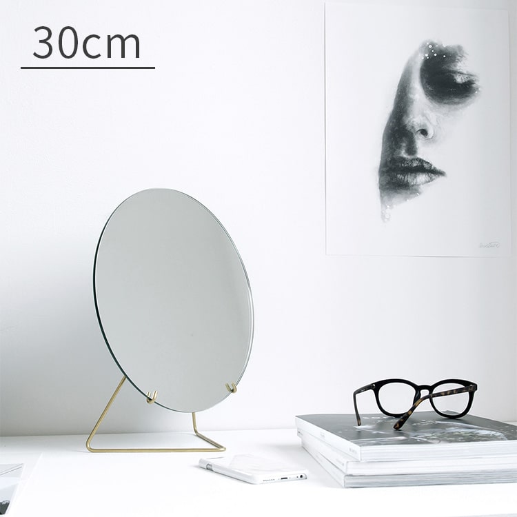moebe ミラー　30cm MOEBE(ムーベ) / WALL MIRROR 30cm(Black)