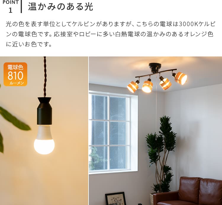 LED電球 810lm 電球色 E26