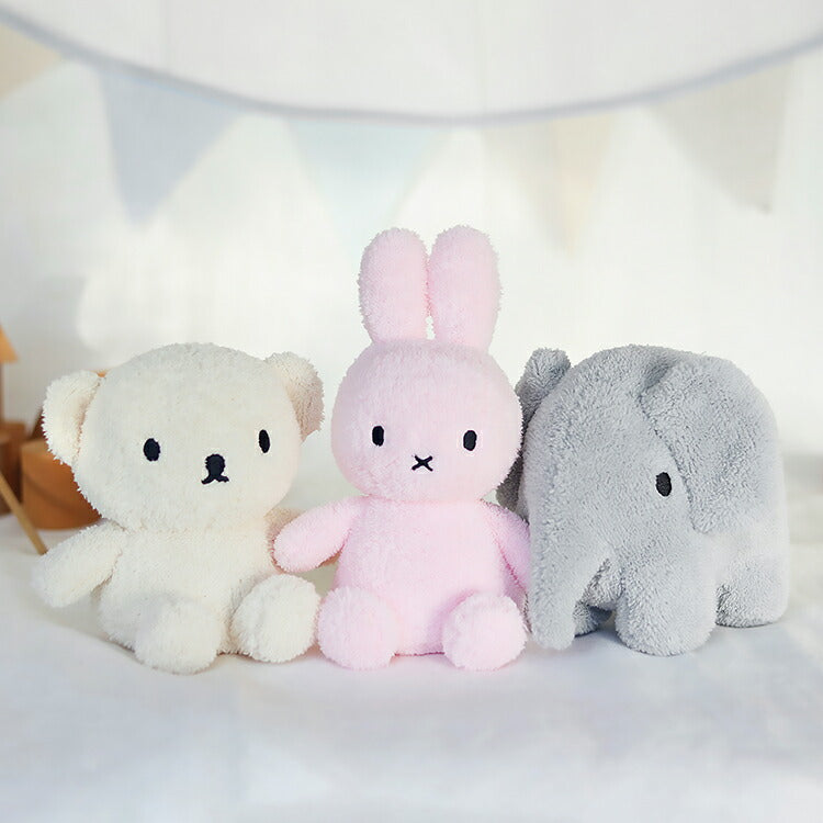 ミッフィー ぬいぐるみ レトロフラワーグレー BON TON TOYS Terry Miffy 23cm ぬいぐるみ ミッフィー ボリス