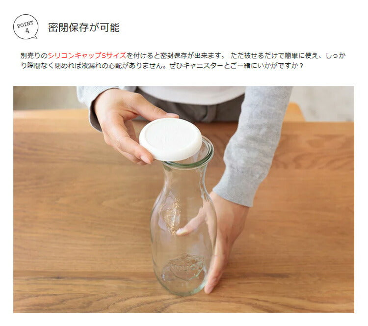 WECK JUICE JAR ジュースジャー 1000ml