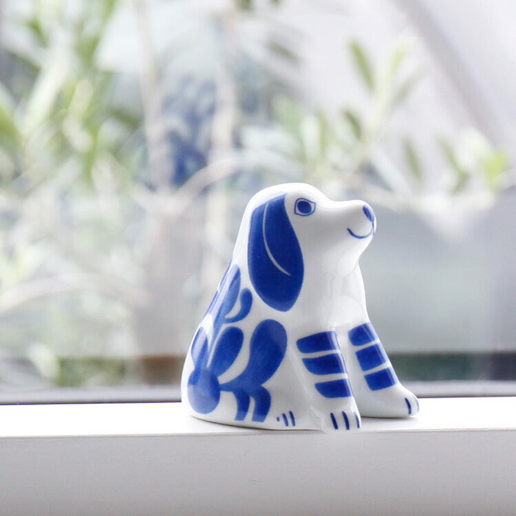 LisaLarson リサ・ラーソン 陶器 とりをみるいぬ(2018)