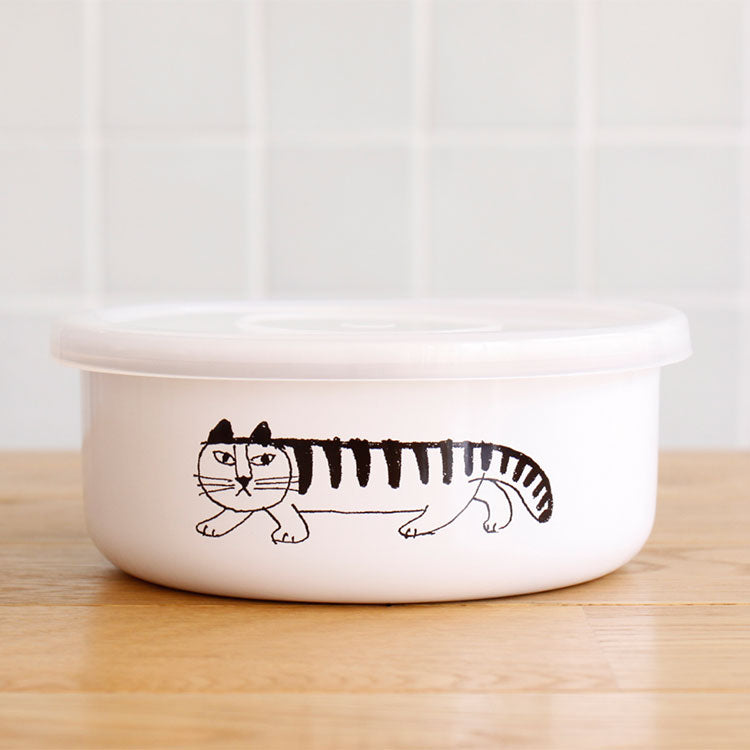 LisaLarson リサラーソン 野田琺瑯 マイキー ラウンド 14cm