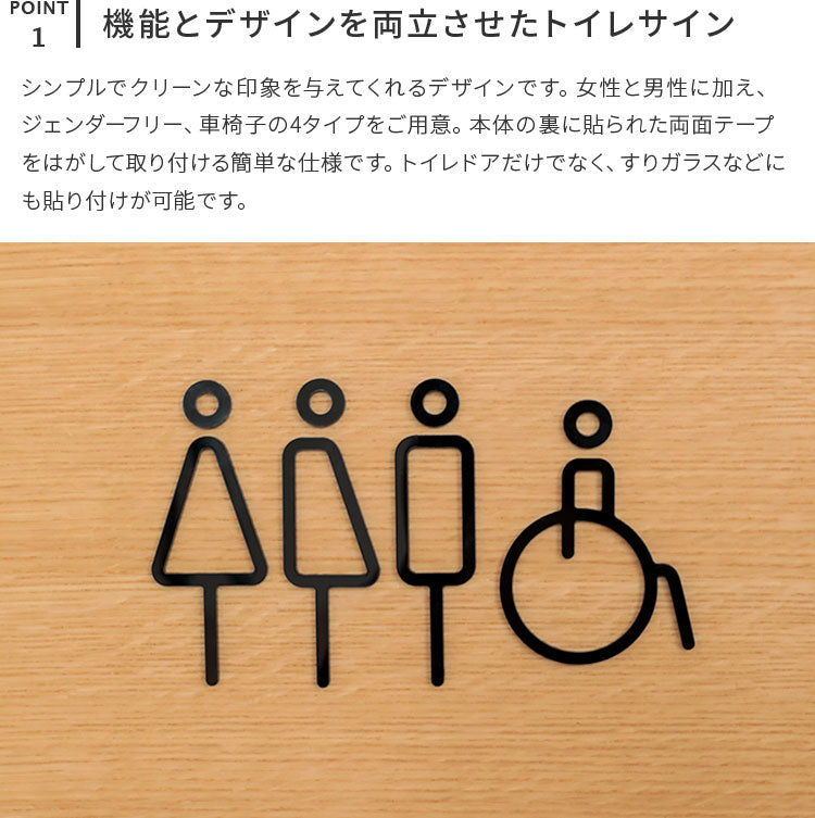 RESTROOM SIGN 4P