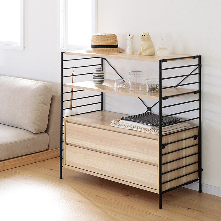 エンケル enkel シェルフ 引き出し ラック 書棚 ブックラック 引き出し