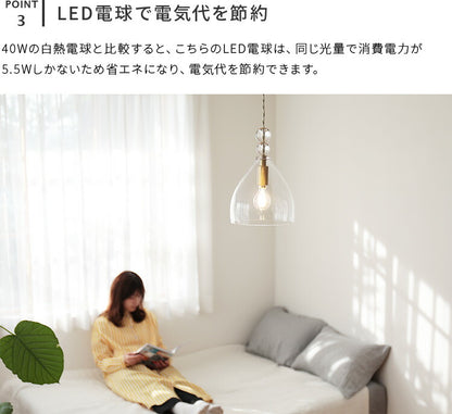 E17 LEDエジソン電球 470lm