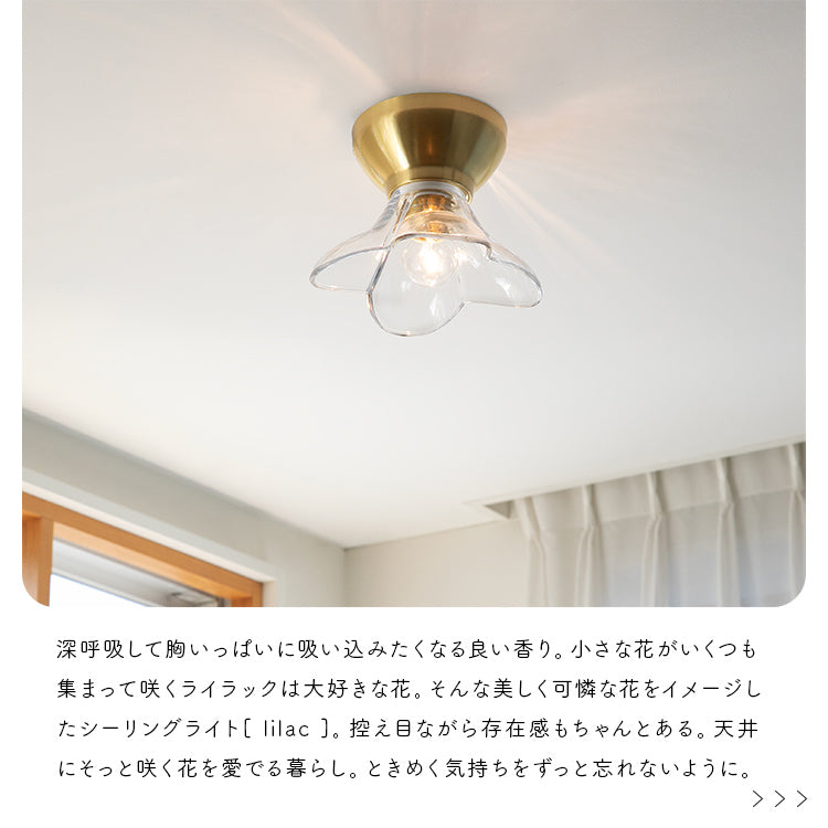 pelata シーリングライト1灯 lilac ライラック 【照明 北欧 おしゃれ
