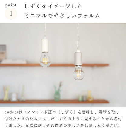 aina ペンダントライト pudota プドタ