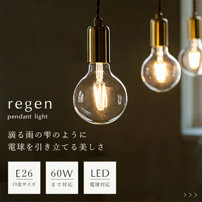 ペンダントライト 1灯 regen レーゲン