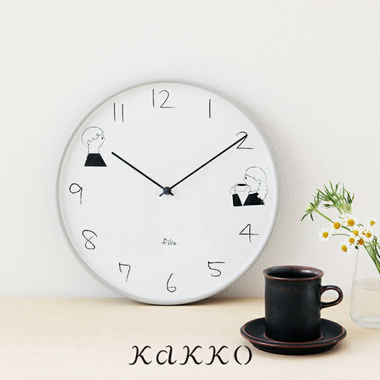 fika 掛け時計 boy & girl
