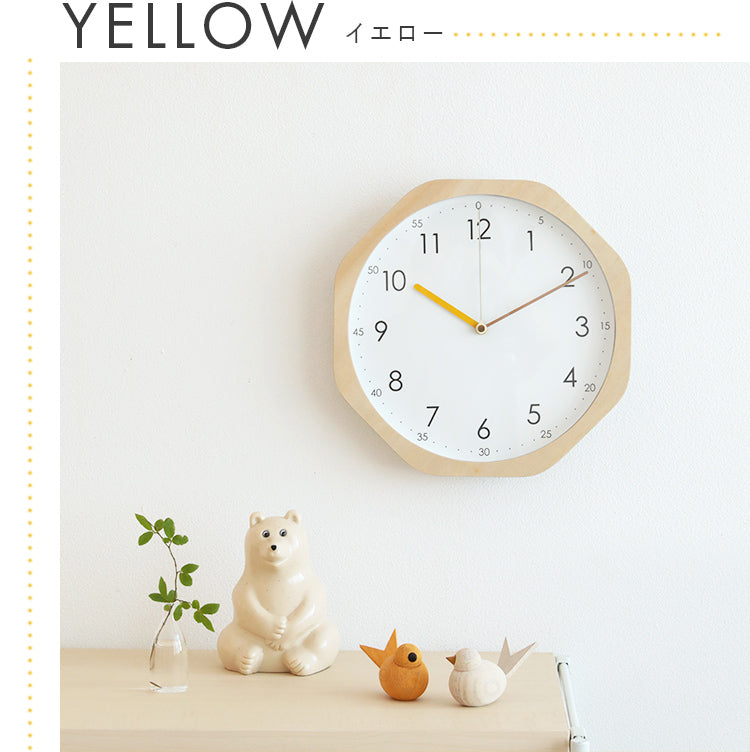 aina 掛け知育時計 ilo イロ