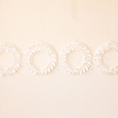 paper wreath ペーパーリース M