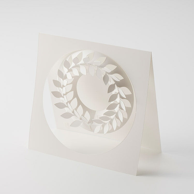 paper wreath ペーパーリース SS