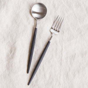 クチポール GOA GO07 シルバー　デザートフォーク/スプーン