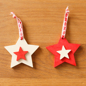 Larssons Tra オーナメント ダブルスター