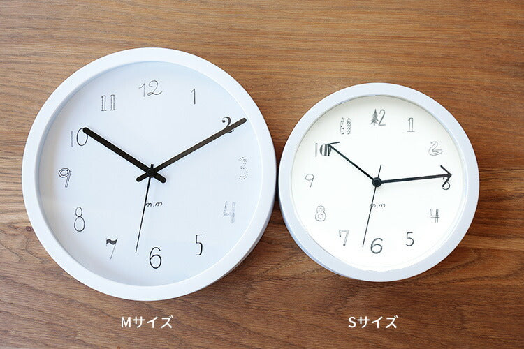 松尾ミユキ Wall clock ウォールクロック Sサイズ 19cm