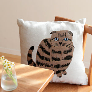 松尾ミユキ クッションカバー Cat