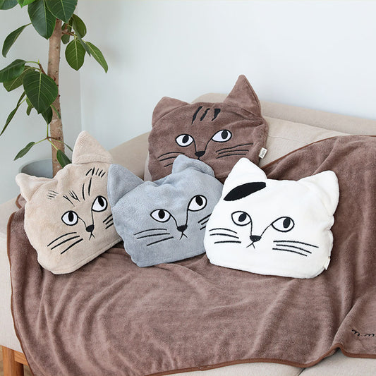 松尾ミユキ Cat Face Blanket towel