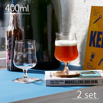 HolmegaardxMikkellerUNIVERSALビアグラス400ml  2個セット