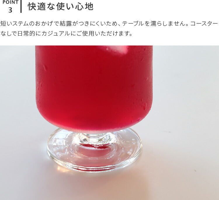 グラス 4pcs 210ml