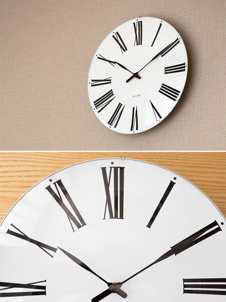 アルネ・ヤコブセン ローマン 290mm ARNE JACOBSEN （アルネヤコブセン）ウォールクロック ローマン