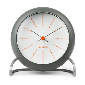アルネヤコブセン テーブルクロック BANKERS GRAY