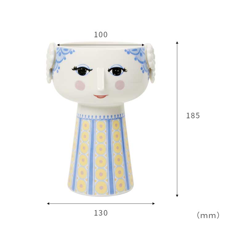 エヴァ 花瓶 フラワーベース H18.5cm