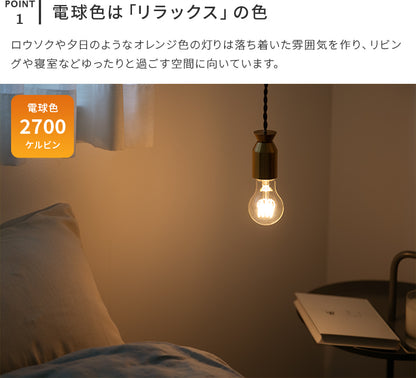 LEDフィラメント電球 E26 非調光