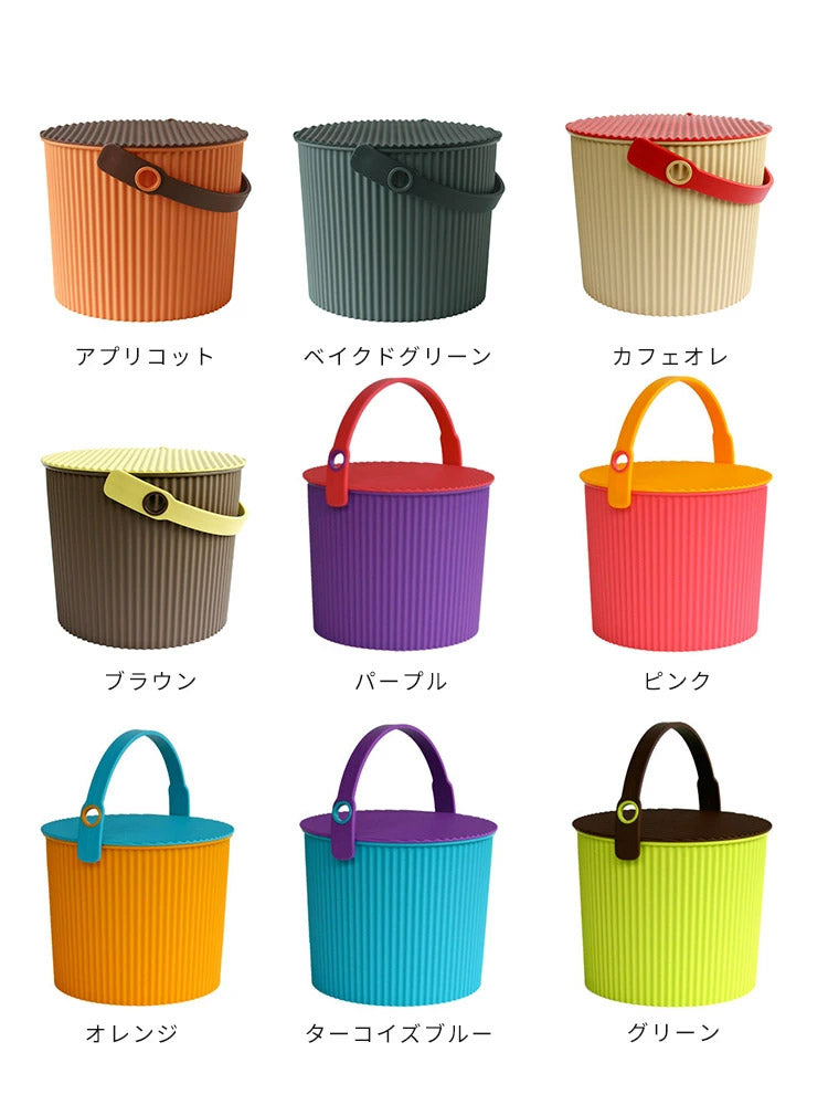 バケツ オムニウッティ S omnioutil 8L ゴミ箱 フタ付き おしゃれ 収納