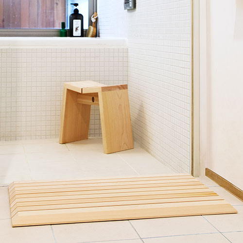 【木曽生活研究所】木曽の檜でつくったバスマット