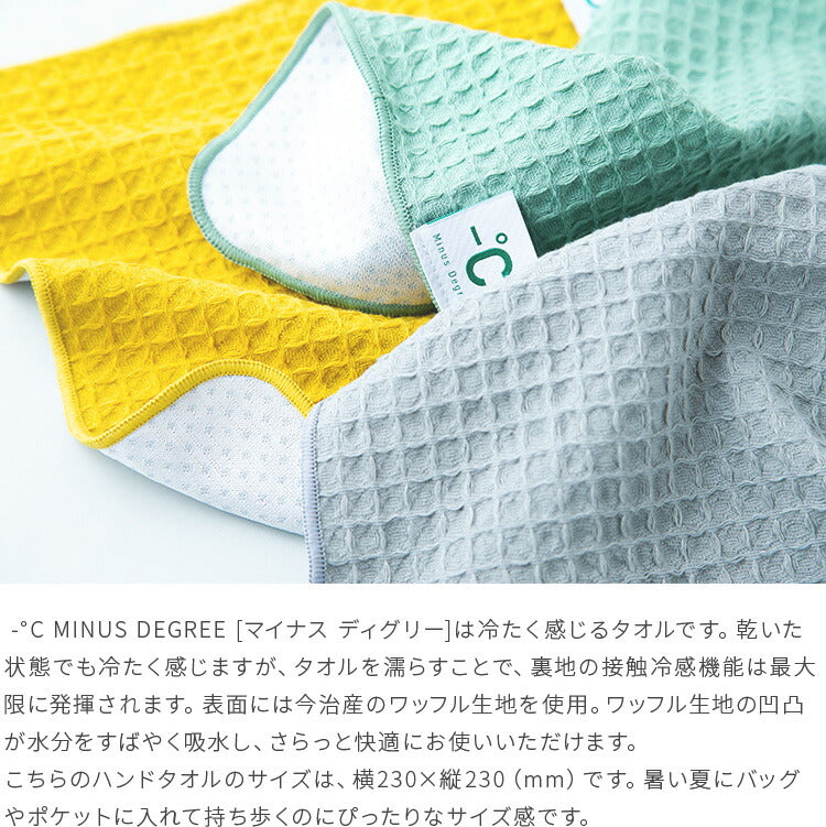 ハンドタオル -℃ MINUS DEGREE Bio