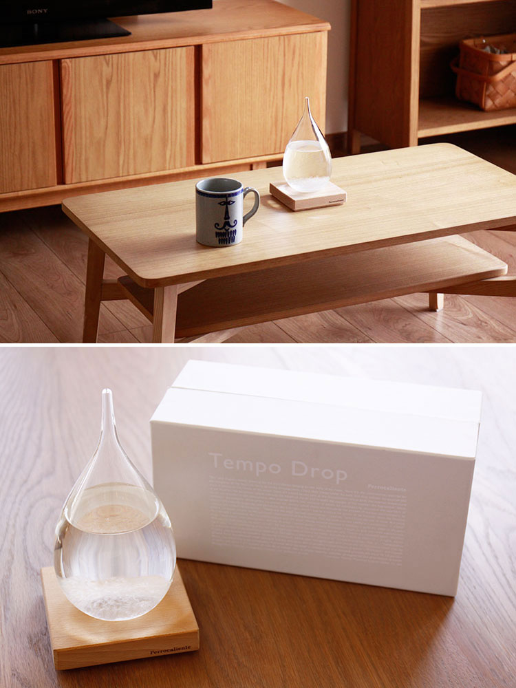 カイトの涙型置物 Tempo Drop テンポドロップ 置物 オブジェ 飾りストームグラス