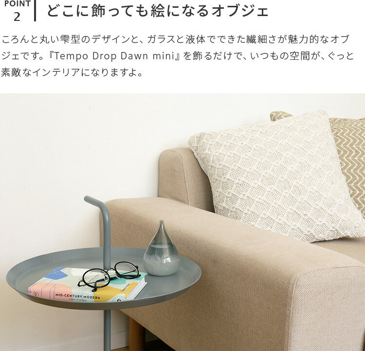 Tempo Drop Dawn mini ダークグレー ストームグラス 100percent