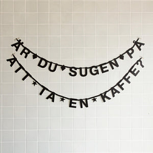 Word Banner ワードバナー ブラック　kr0126