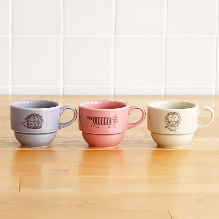 LiSA マグカップ リサ・ラーソン】マイキーキッチン ホーローマグカップ 380ml