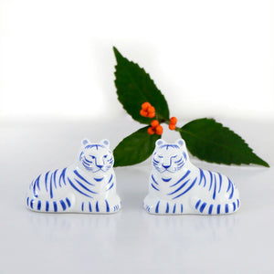 LisaLarson リサ・ラーソン 陶器 にっぽんのとらセット