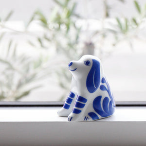 LisaLarson リサ・ラーソン 陶器 とりをみるいぬ（2018）