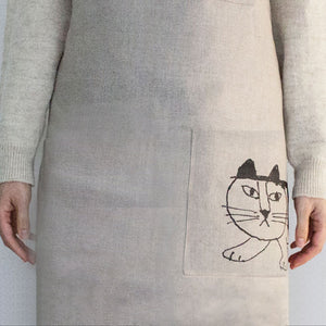 リサ・ラーソン リネンエプロン