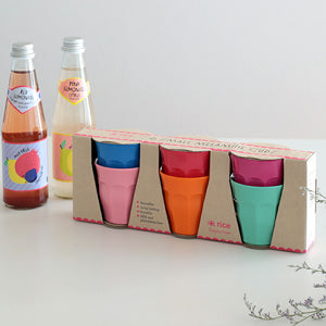 メラミンカップS 6コセット Choose Happyy