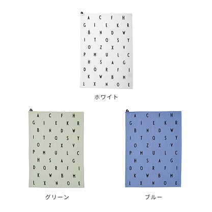 ティータオル デザインレターズ