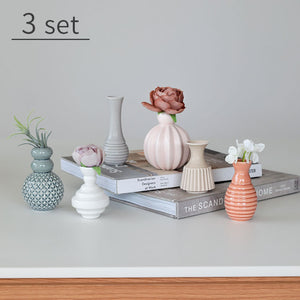 フラワーベース ミニベル 3個セット ドティエ